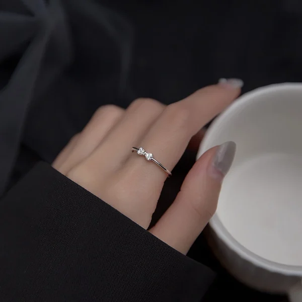 215bbc8c3d8045cf48fcb8c314b4942b Cubic Zirconia Bow Ring
