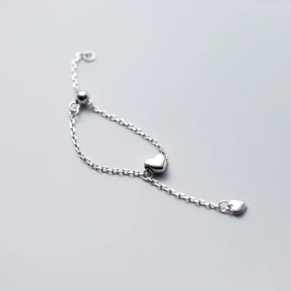 Love and Heart Chain Ring