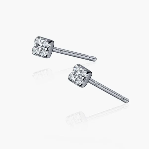 Mini Sparkle Square Studs