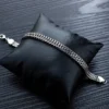 Damien Mens Titanium Silver Bracelet