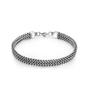 my-11134201-7qula-ljavuuqlf49241 Damien Mens Titanium Silver Bracelet