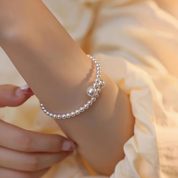 French Retro Pearl Bracelet Elegant Imitation Pearl Jewelry