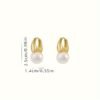 Colorful Pearl Hook Earrings Luxury Multi-Color Elegant Jewelry