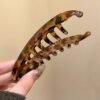 Large Capacity Banana Hair Clip Strong Hold Back Comb Hair Claw