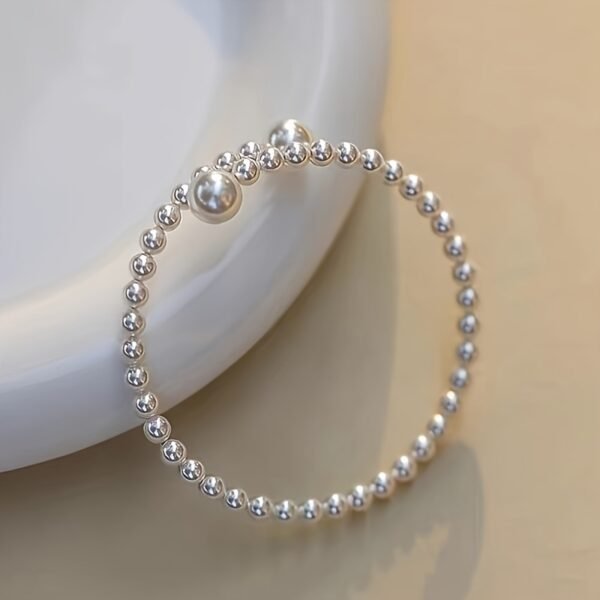 French Retro Pearl Bracelet Elegant Imitation Pearl Jewelry