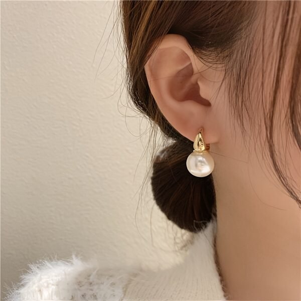 Colorful Pearl Hook Earrings Luxury Multi-Color Elegant Jewelry